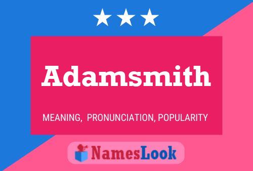 ملصق اسم Adamsmith