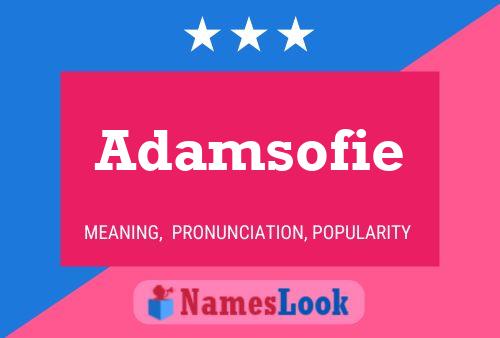 ملصق اسم Adamsofie