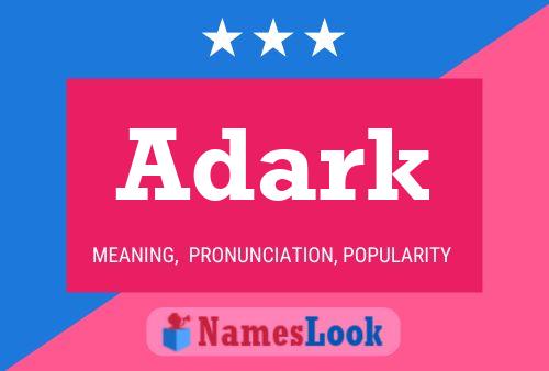 ملصق اسم Adark