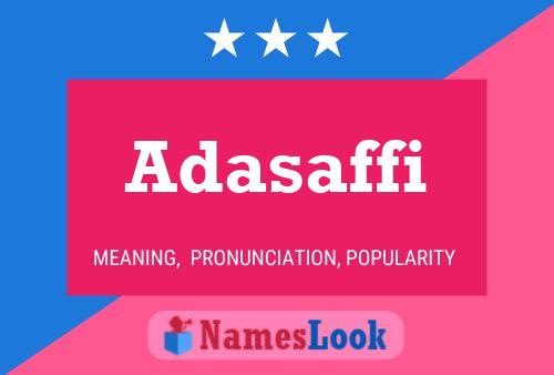 ملصق اسم Adasaffi