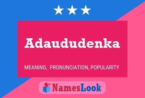 ملصق اسم Adaududenka