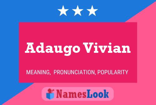 ملصق اسم Adaugo Vivian