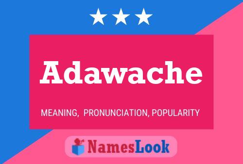 ملصق اسم Adawache