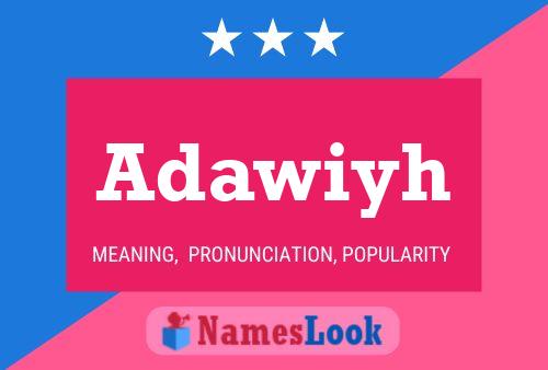 ملصق اسم Adawiyh