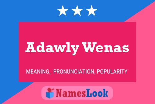 ملصق اسم Adawly Wenas