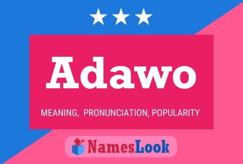 ملصق اسم Adawo