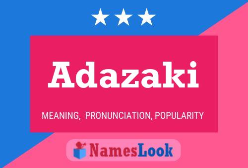 ملصق اسم Adazaki