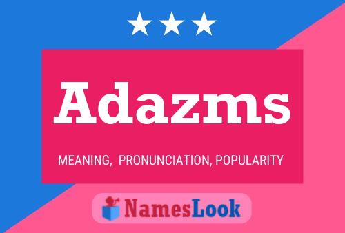 ملصق اسم Adazms