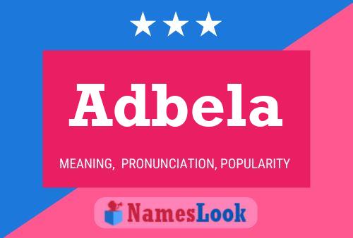 ملصق اسم Adbela