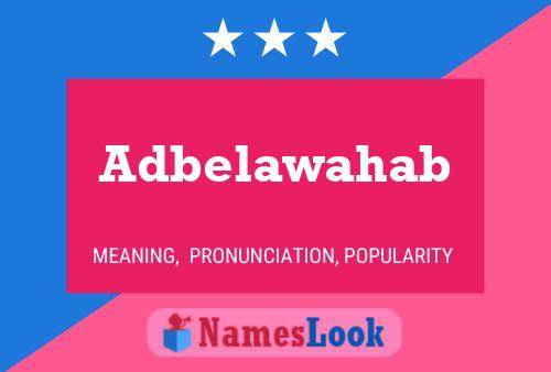 ملصق اسم Adbelawahab