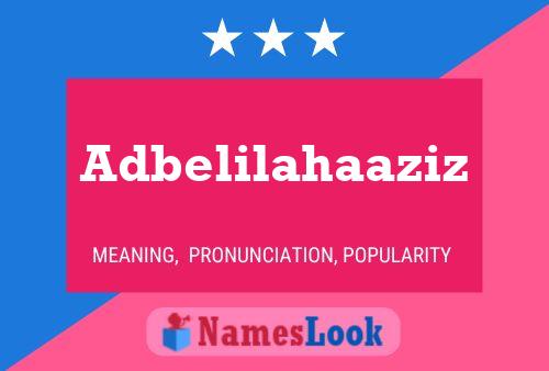 ملصق اسم Adbelilahaaziz