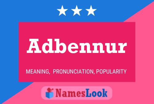 ملصق اسم Adbennur