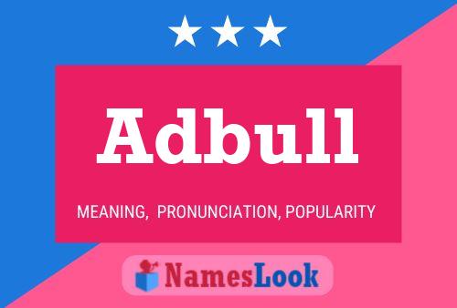 ملصق اسم Adbull