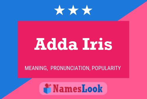 ملصق اسم Adda Iris