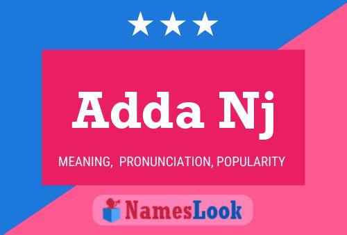 ملصق اسم Adda Nj