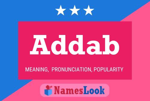 ملصق اسم Addab