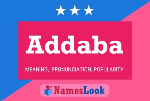 ملصق اسم Addaba