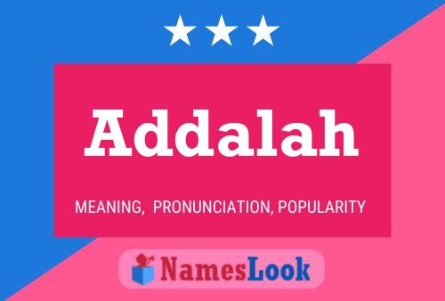 ملصق اسم Addalah