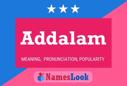 ملصق اسم Addalam