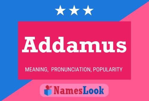 ملصق اسم Addamus