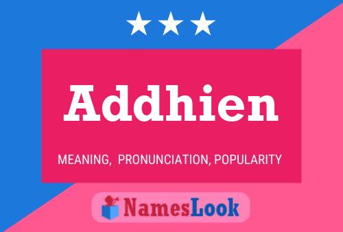 ملصق اسم Addhien