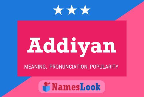 ملصق اسم Addiyan