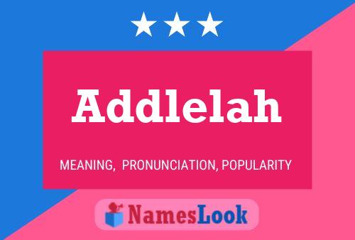 ملصق اسم Addlelah