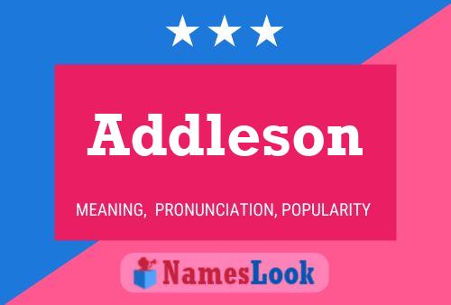 ملصق اسم Addleson