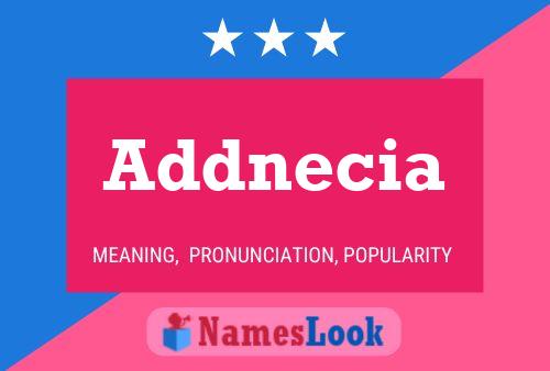 ملصق اسم Addnecia