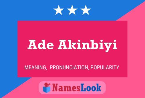 ملصق اسم Ade Akinbiyi