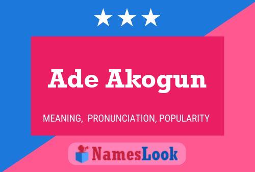 ملصق اسم Ade Akogun