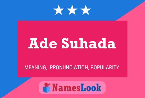 ملصق اسم Ade Suhada