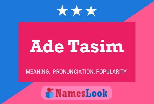 ملصق اسم Ade Tasim