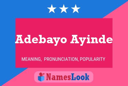 ملصق اسم Adebayo Ayinde