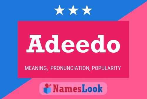 ملصق اسم Adeedo