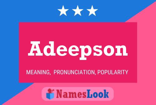 ملصق اسم Adeepson