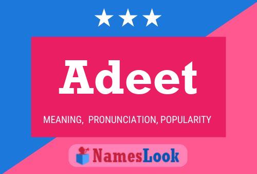 ملصق اسم Adeet