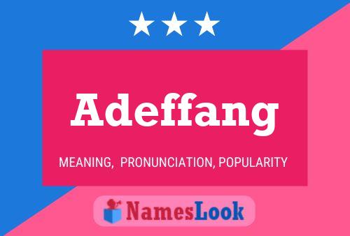 ملصق اسم Adeffang