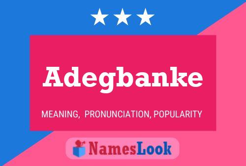 ملصق اسم Adegbanke