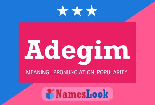 ملصق اسم Adegim