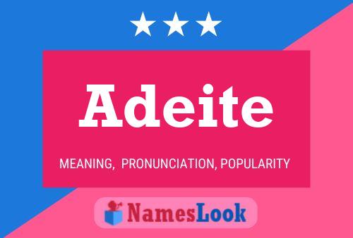 ملصق اسم Adeite