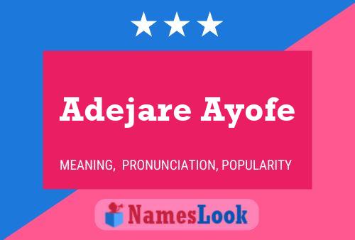 ملصق اسم Adejare Ayofe