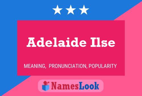 ملصق اسم Adelaide Ilse