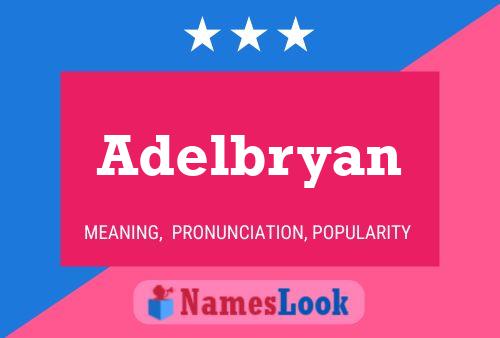 ملصق اسم Adelbryan