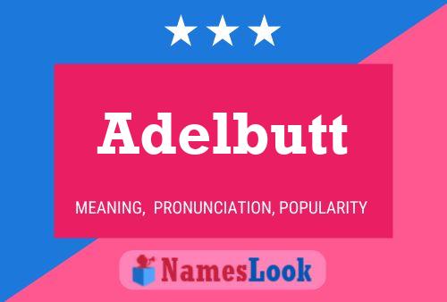 ملصق اسم Adelbutt