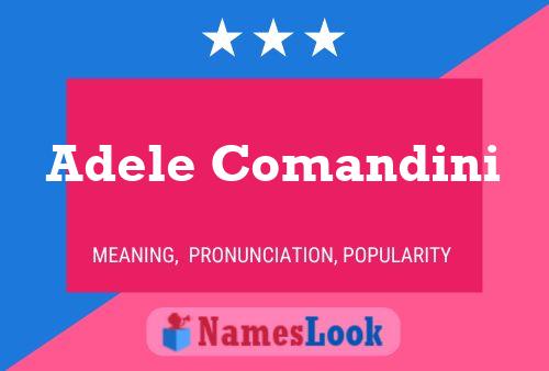 ملصق اسم Adele Comandini