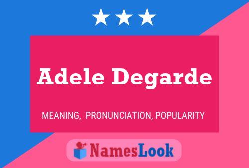 ملصق اسم Adele Degarde