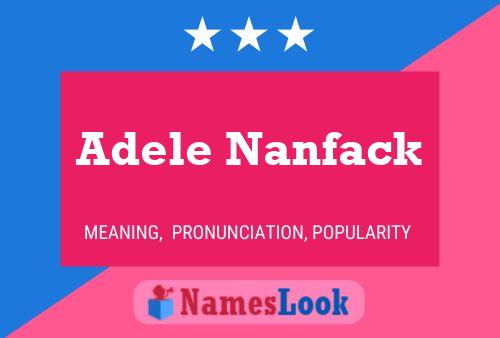 ملصق اسم Adele Nanfack