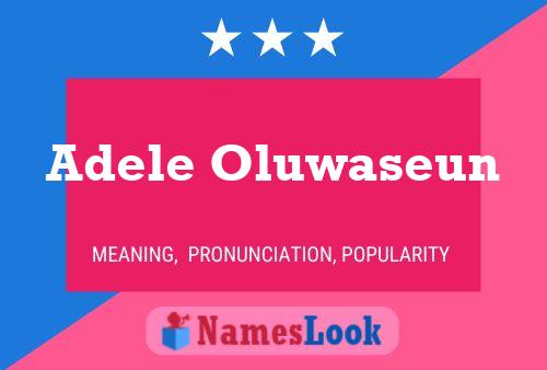 ملصق اسم Adele Oluwaseun