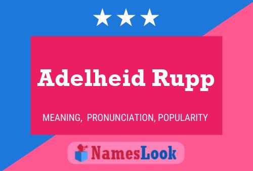 ملصق اسم Adelheid Rupp